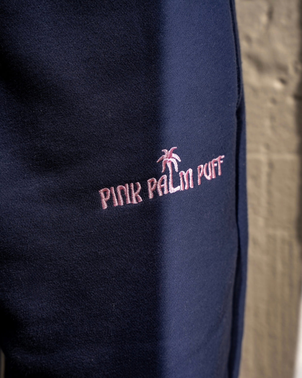 Classic Sweatpants, relaxed fit with an elastic waistband and side pockets, in Navy - coastal preppy aesthetic beach style by Pink Palm Puff